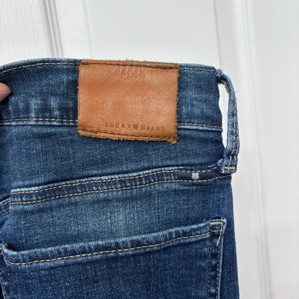 Blue Faded Skinny Jeans | Lucky Brand Brooke Skinny 6/28 - Picture 9 of 12